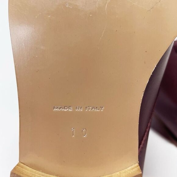 EVERLANE The Modern Oxford in Oxblood Leather Shoes Size 10 New - Picture 12 of 16